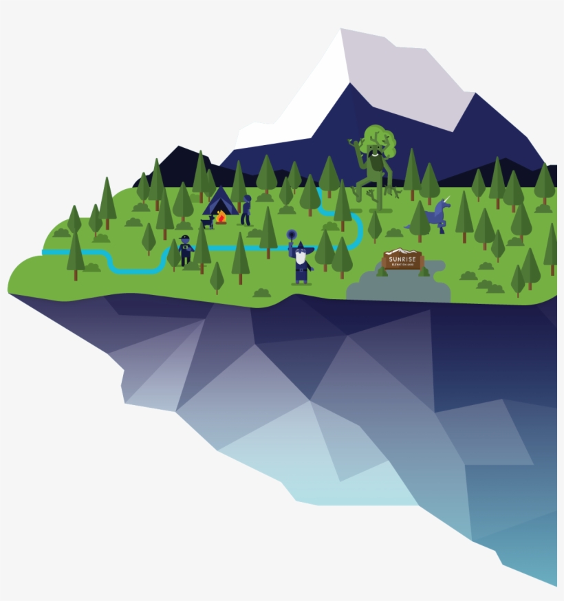 Emerald City Mountains - Mountain, transparent png