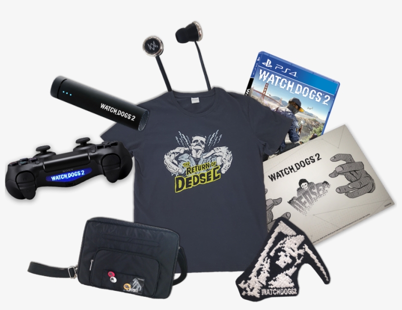 The Winner Receives A Life-hack Hamper Containing - Watch Dogs 2 Marcus Headphones, transparent png