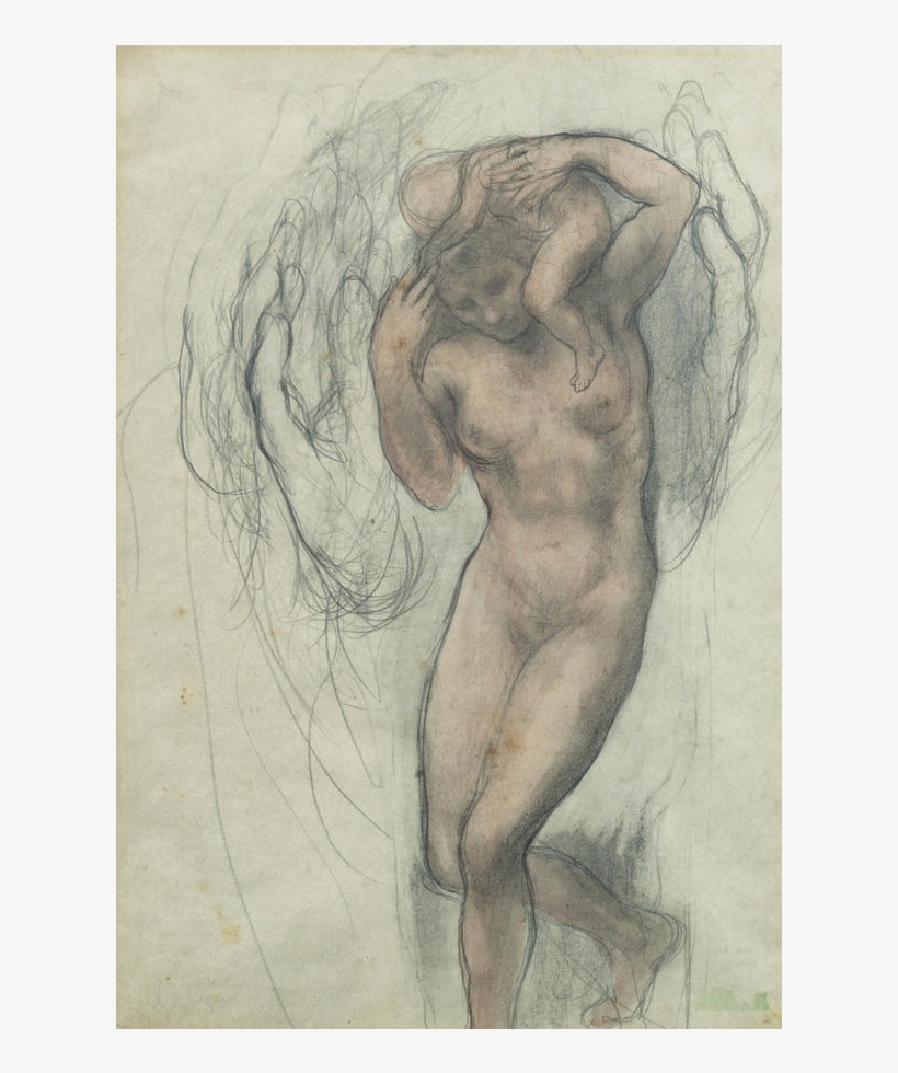 Khalil Gibran-standing Figure And Child - Kahlil Gibran, transparent png
