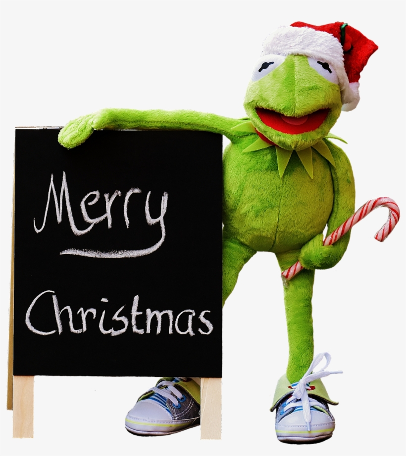 Kermit The Frog, Frogs, Puppets, Memes, Christmas, - Kermit The Frog Christmas Png, transparent png
