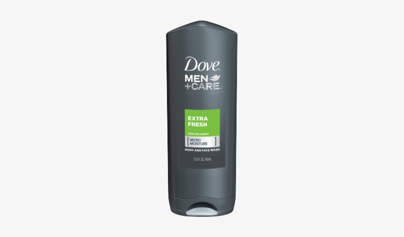 Dove Men Care Extra Fresh Body And Face Wash - Dove Men Care Body Wash, transparent png