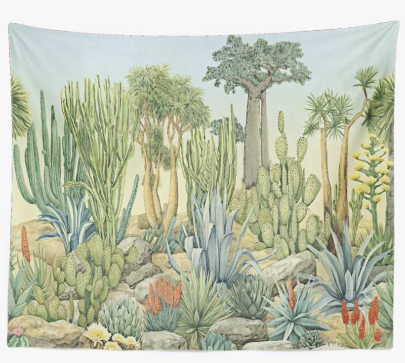 Varm Cactus Tapestry - Tapestry, transparent png