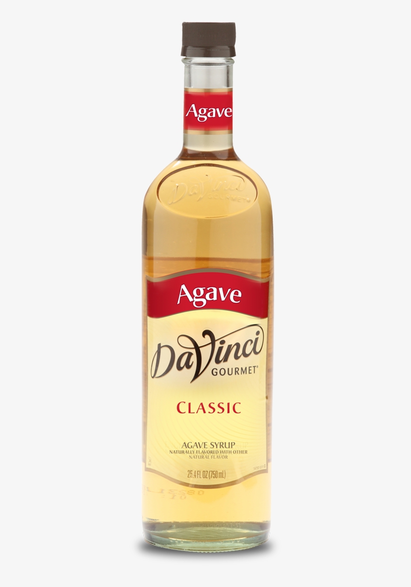 Davinci Gourmet 750 Ml Agave Flavored Sweetener Syrup, transparent png