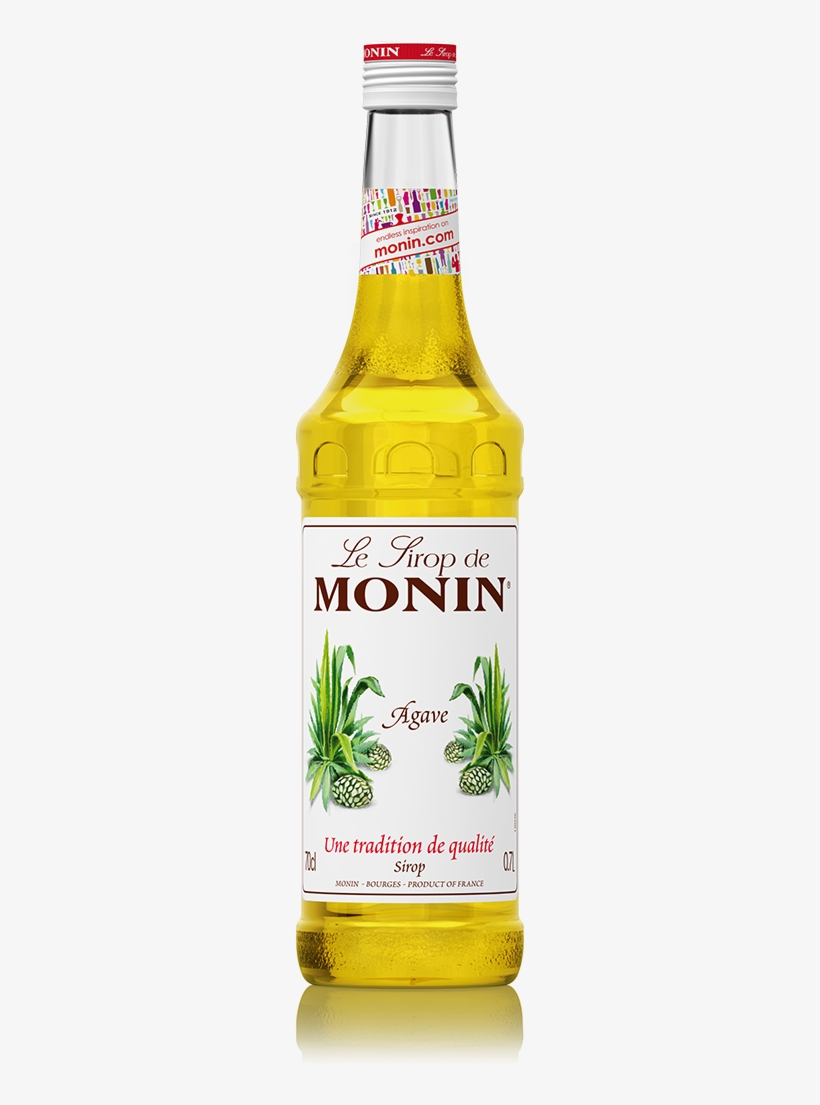 Agave Syrup 700 Ml Glass - Monin Syrup Citron, transparent png