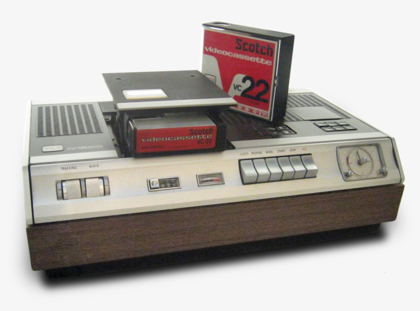 Vcr-n1500 Transparent Background - Video Cassette Recorder 1980s, transparent png