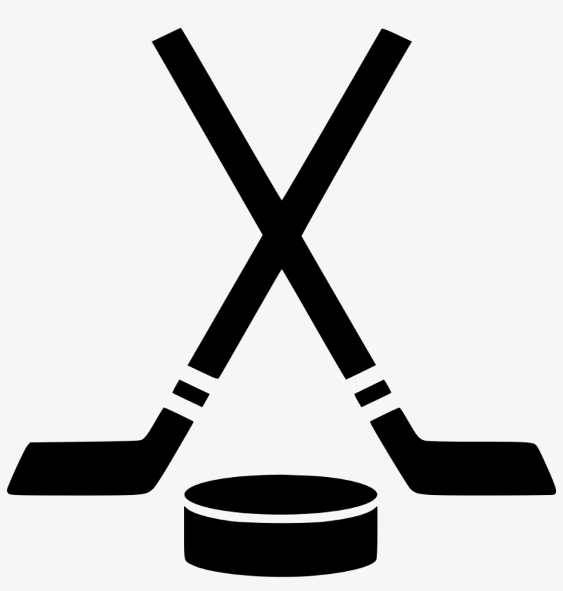 Hockey Puck Sticks - Ice Hockey Stick Svg, transparent png