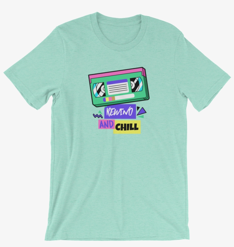 Rewind And Chill Tee - Mom Christmas Mother Santa Hat Shirt, transparent png