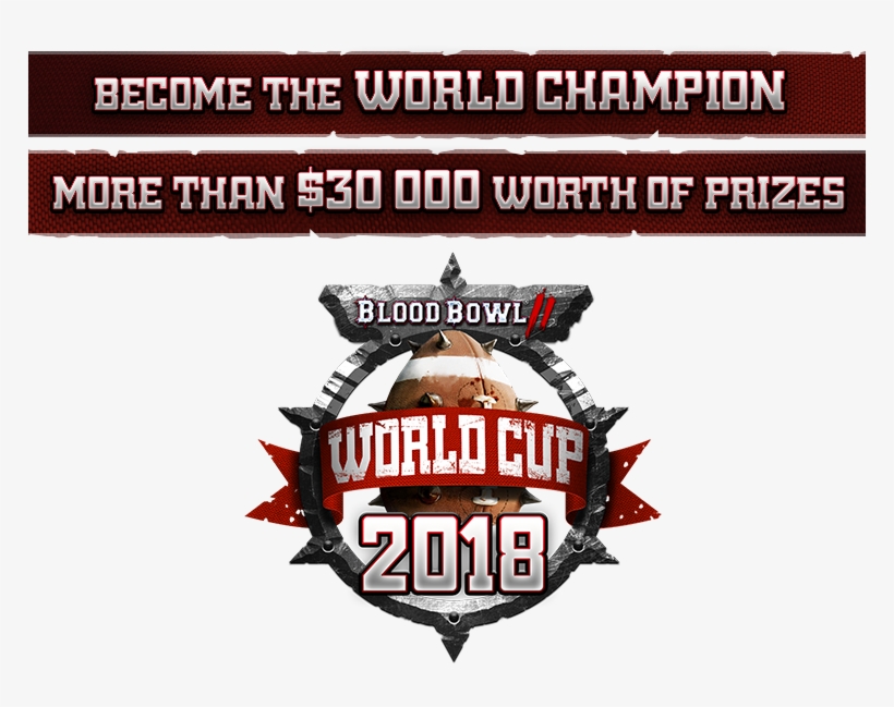 Blood Bowl 2 Worldcup 2018 Logo - Poster, transparent png