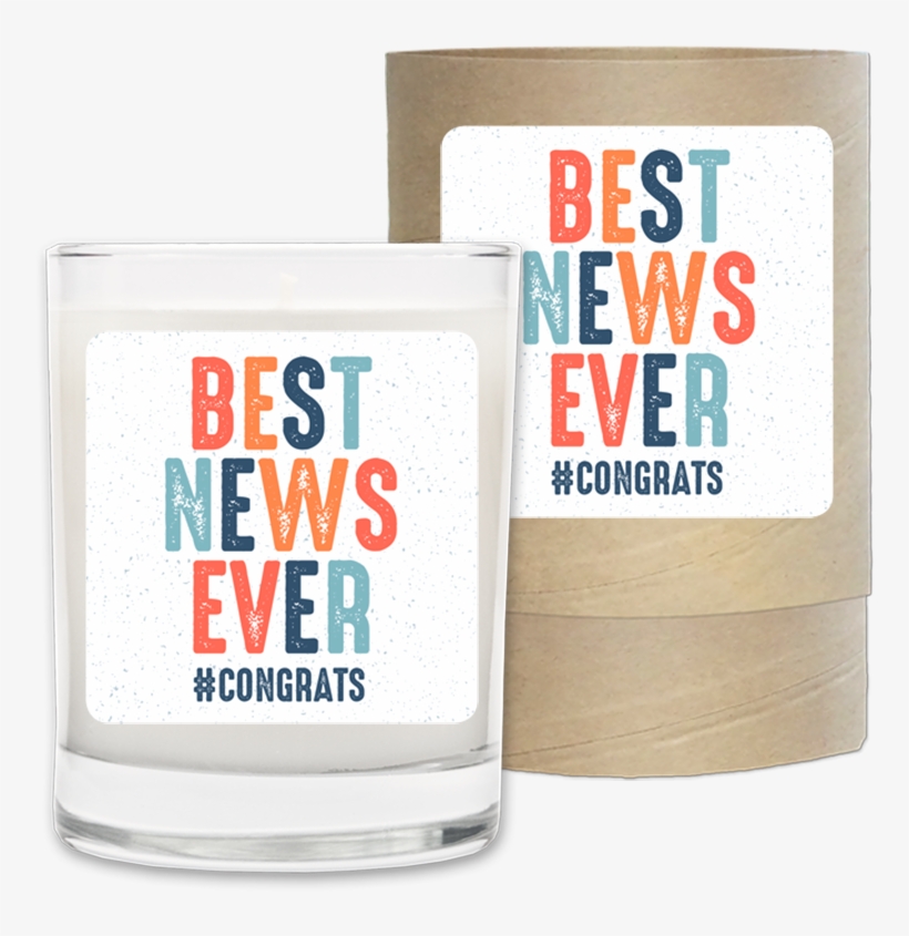 Congrats Best News Ever Candle 900x900 PNG Download PNGkit