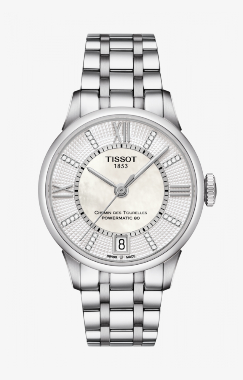 Tissot Chemin Des Tourelles Powermatic 80 Lady, transparent png