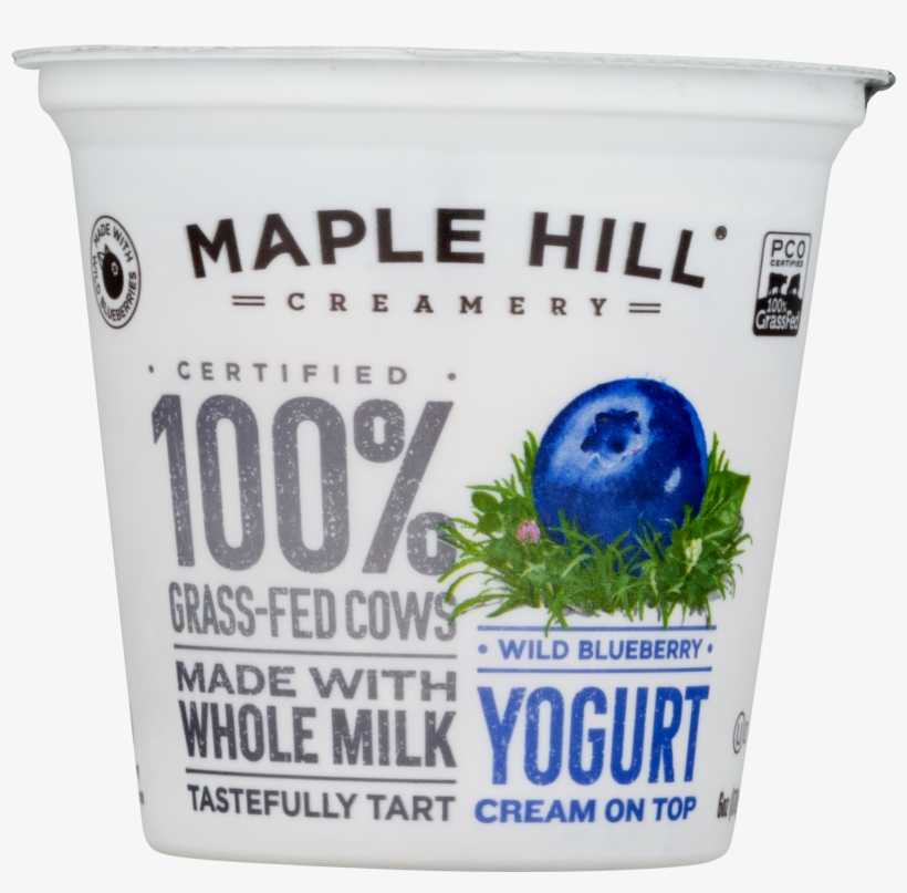 Maple Hill Creamery Yogurt Cream On Top Wild Blueberry,, transparent png