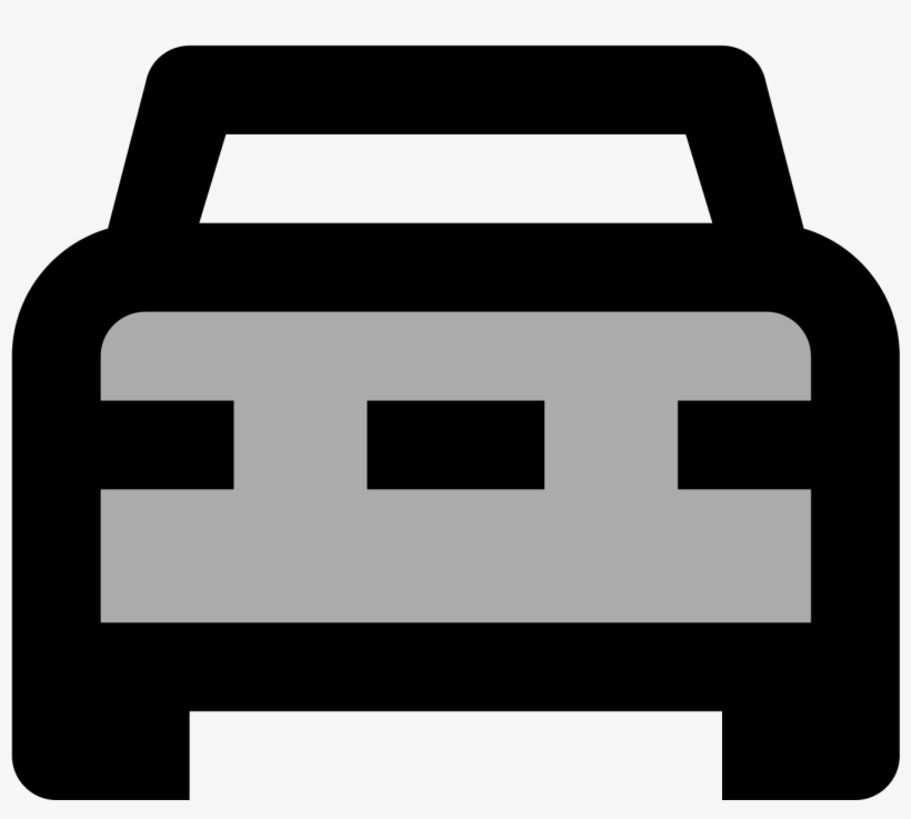 Pickup Front View Icon, transparent png