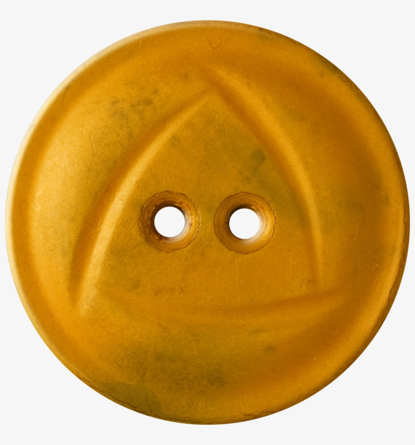 Button With Rounded Triangle Design, Orange, transparent png