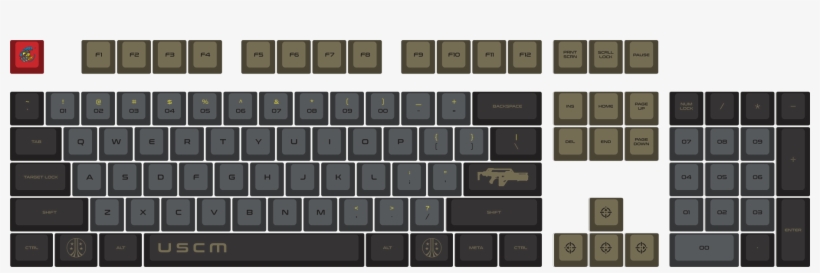 Choose Your Keycap Colors, transparent png