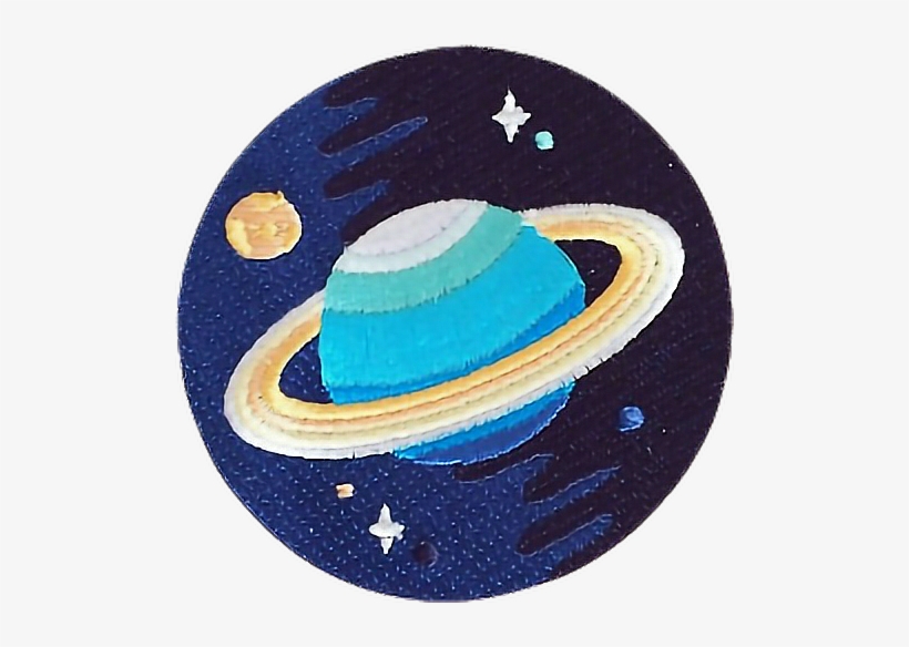 Space Patch Planet Blue Tumblr Clothes Stars Freetoedit, transparent png