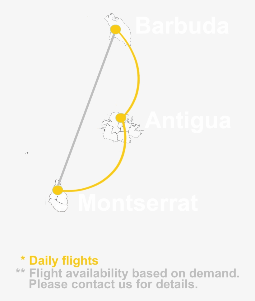 Abm Air Barbuda Route Map, transparent png
