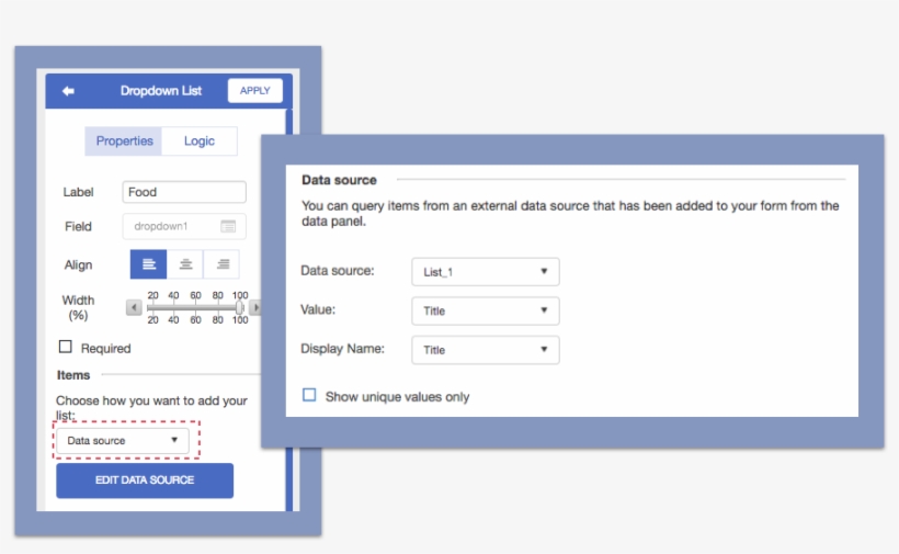 In Data Source Dropdown, Please Select The Sharepoint, transparent png