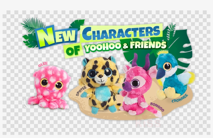 Yoohoo And Friends Characters Clipart Stuffed Animals, transparent png