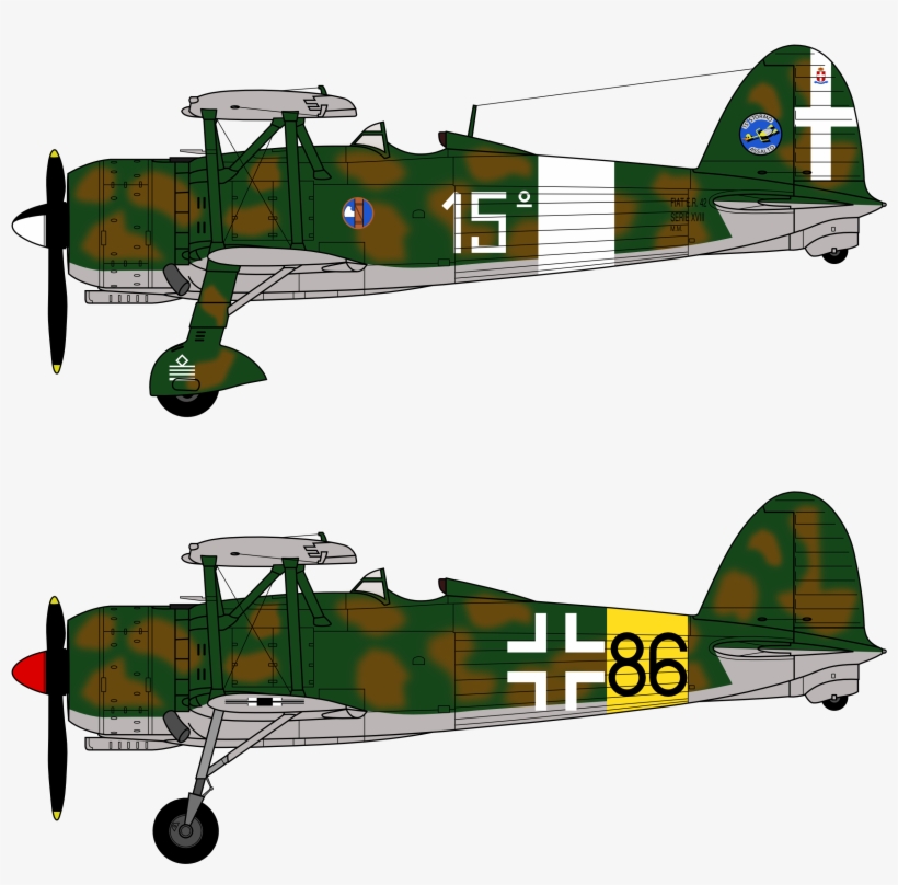 File - Fiat C - R - 42 Falco Profiles, transparent png