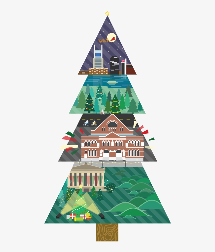 Nashville Christmas Tree, transparent png