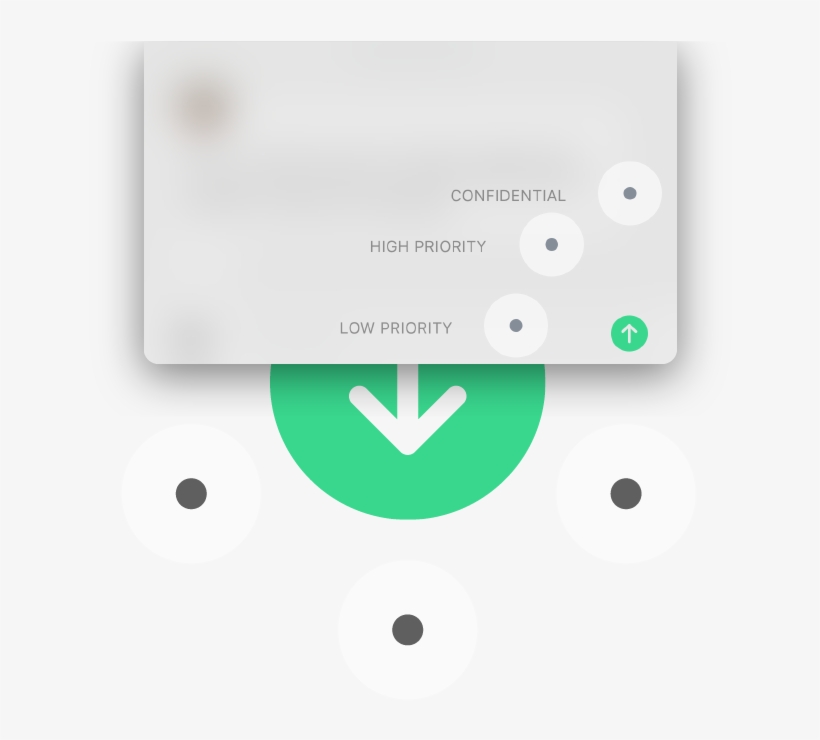 By Holding Down On The Send Button, You Can Send A, transparent png
