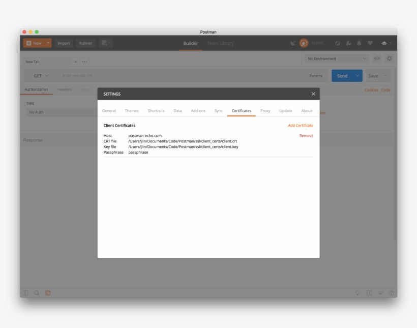 Set And View Ssl Certificates With Postman, transparent png