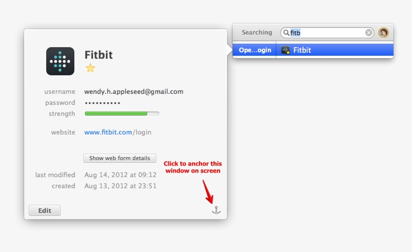 However It's Also Possible To Edit Directly In 1password, transparent png