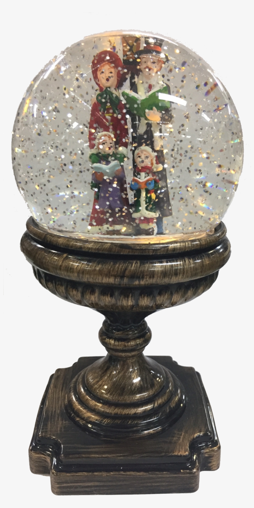Pedestal Snow Globe, transparent png