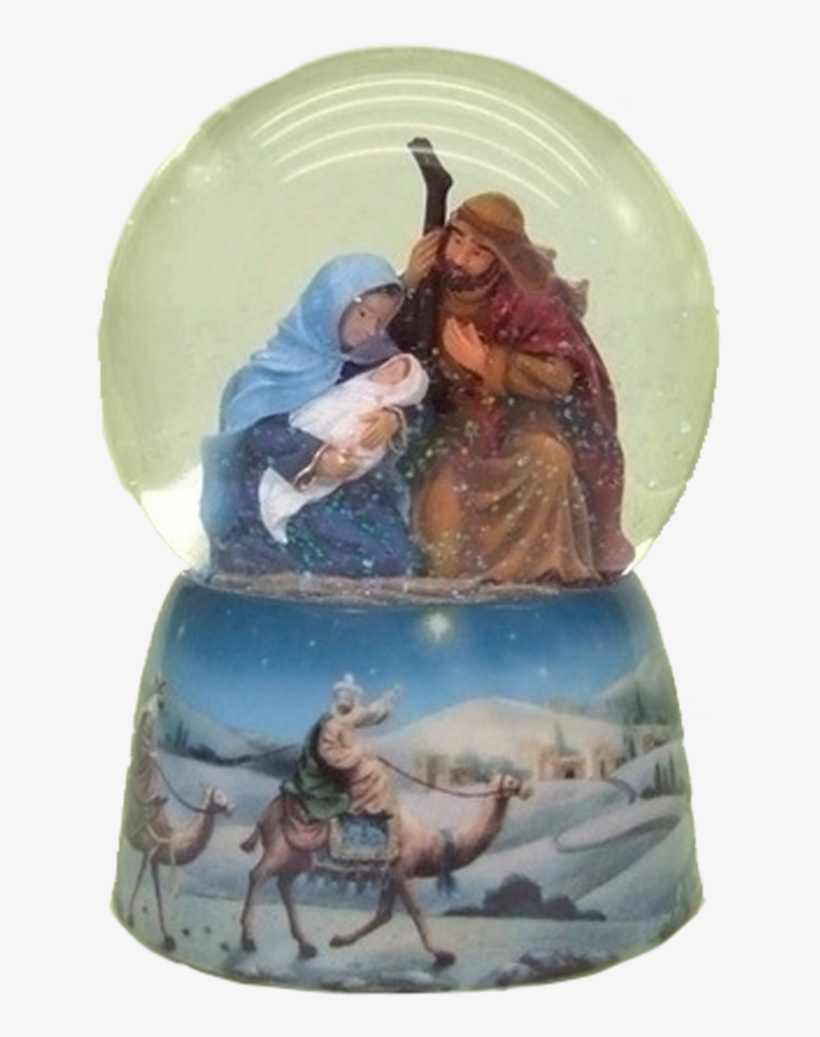 Holy Family Snowglobe, transparent png