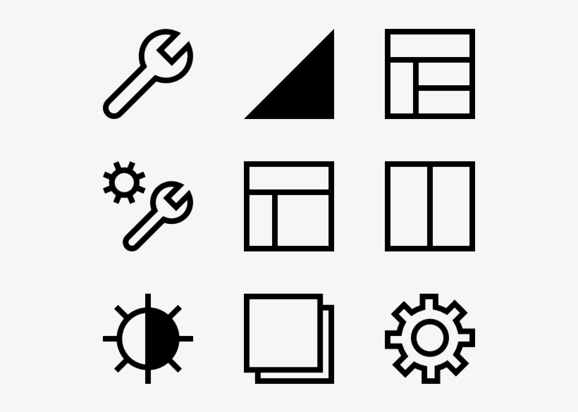 Settings And Display Collection, transparent png