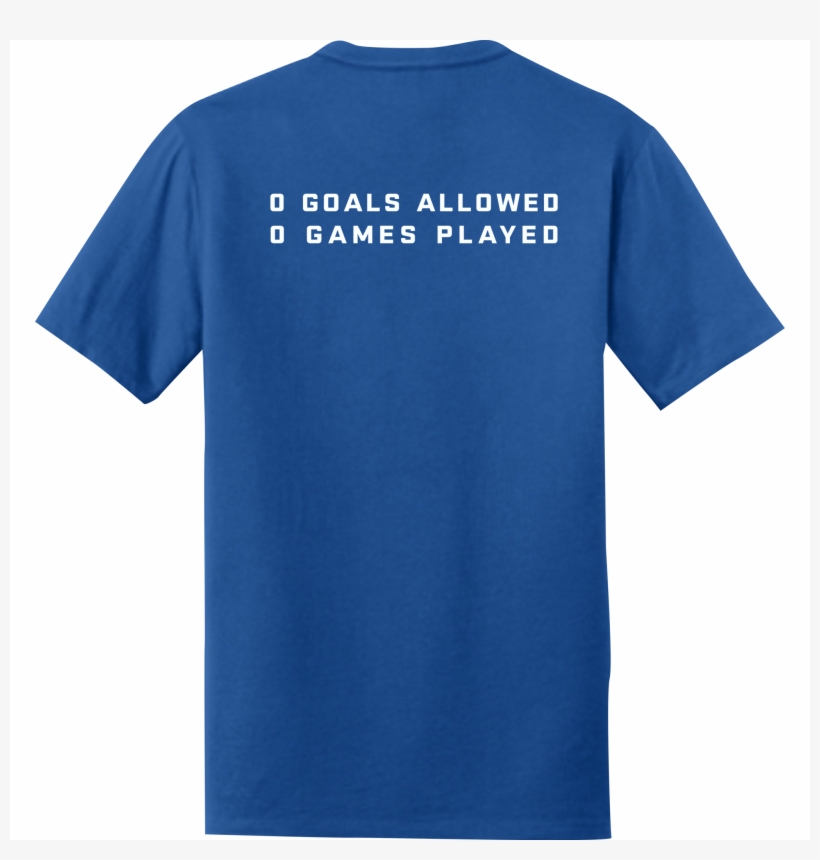Tre White Goalie Academy Royal Tee, transparent png