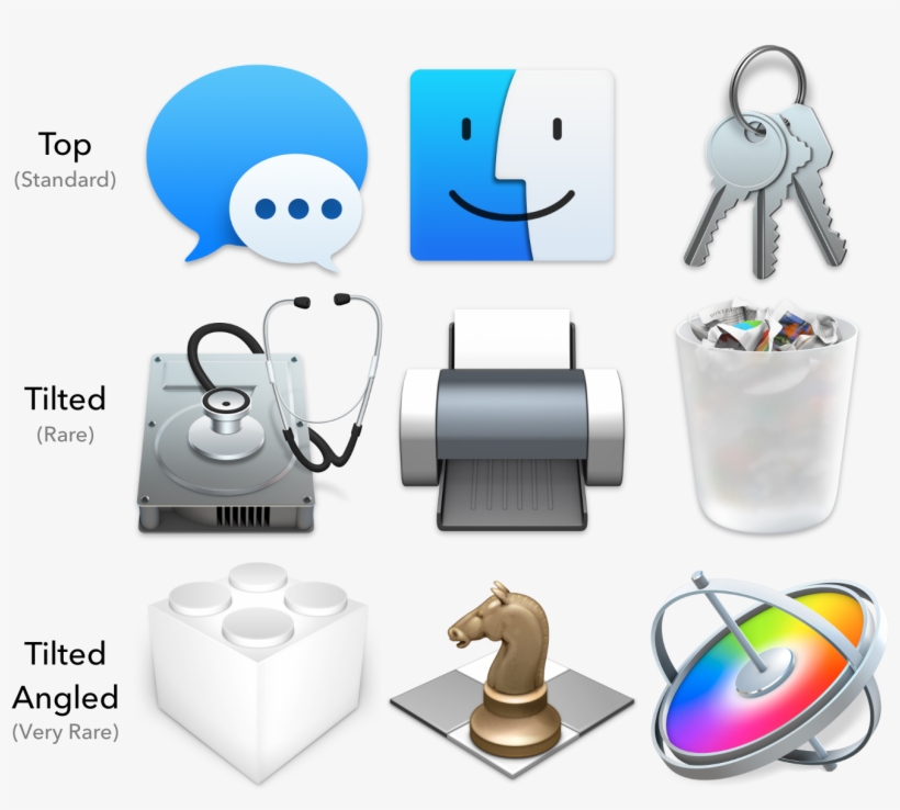 Top , Tilted (rare, transparent png