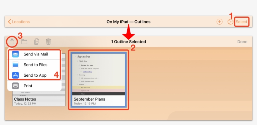 Graphic Illustrating How To Export From The Document, transparent png