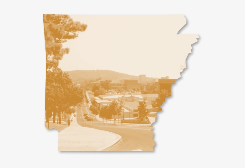 Outline Of The State Of Arkansas Framing A Photo Of, transparent png