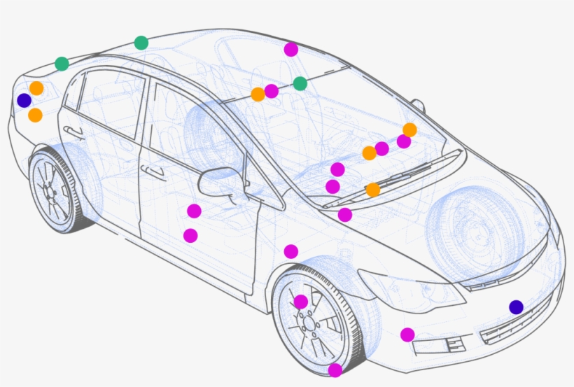 Locations Of Car Sensors That Collect Data 1010x632 PNG Download PNGkit