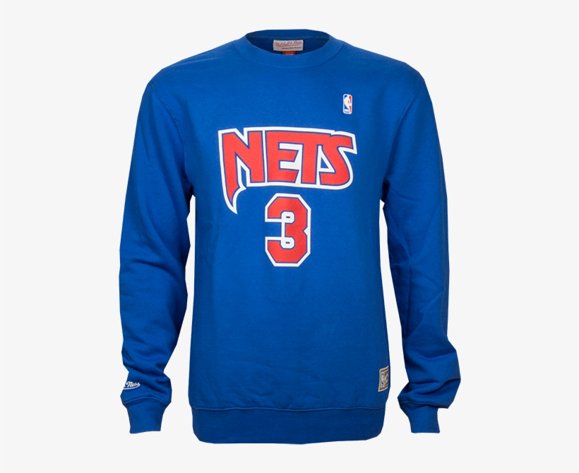 Dražen Petrović 3 New Jersey Nets Mitchell & Ness Pullover, transparent png