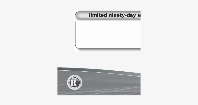 This Product Is Warranted By Radioshack Against Manufacturing, transparent png