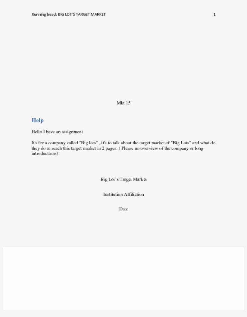 Big Lots Target Market1mkt 15helphello I Have An Assignmentit's, transparent png