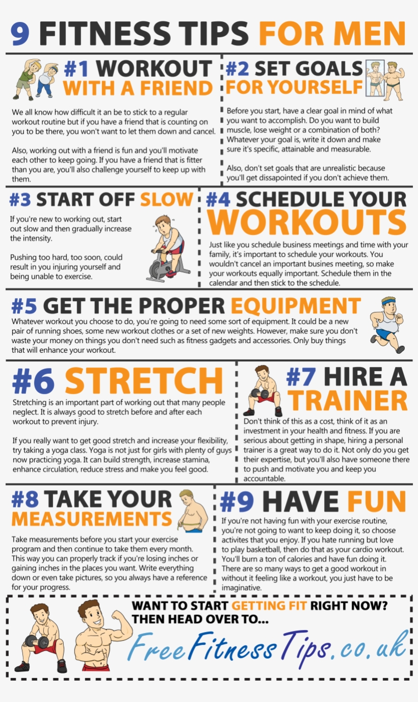9 Fitness Tips For Men, transparent png