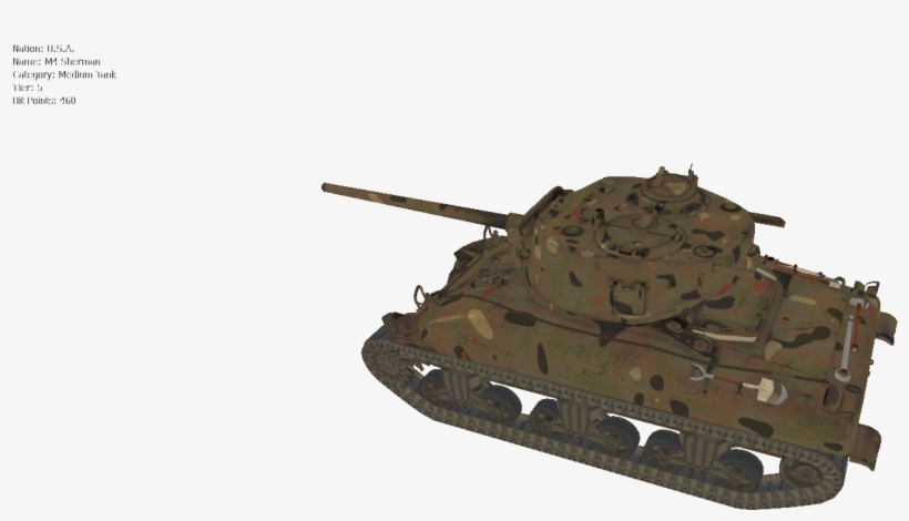 M4 Sherman, transparent png