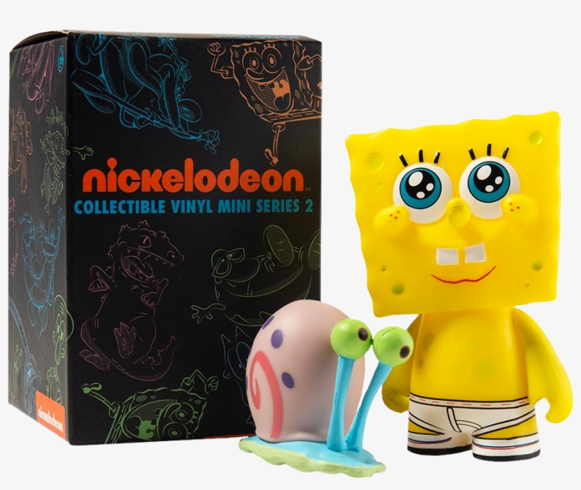 Nick 90's Mini Series 2 Blind Box Vinyl Figure, transparent png