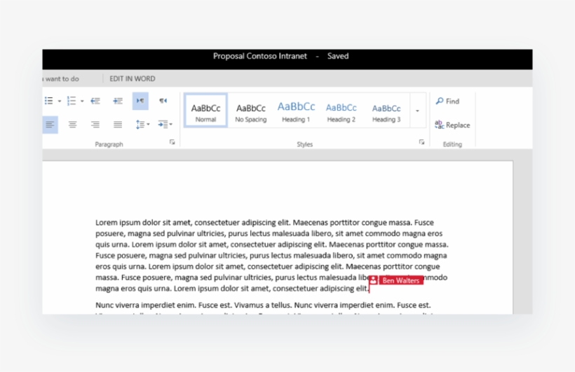 Collaboration On Documents In Onedrive For Business, transparent png