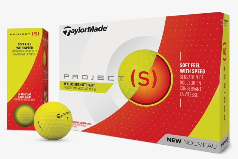 Taylormade Project Golf Balls Dozen Ball Pack (matte, transparent png