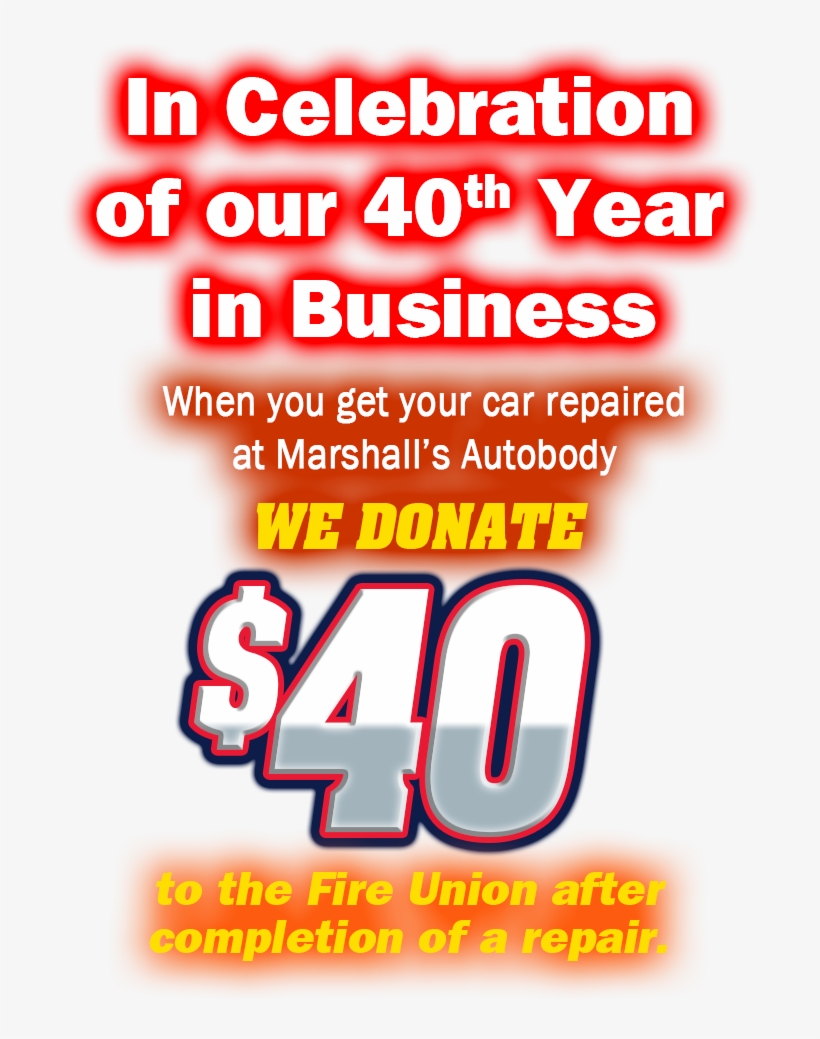 Marshall's Autobody Donates To Our Local Firefighters, transparent png