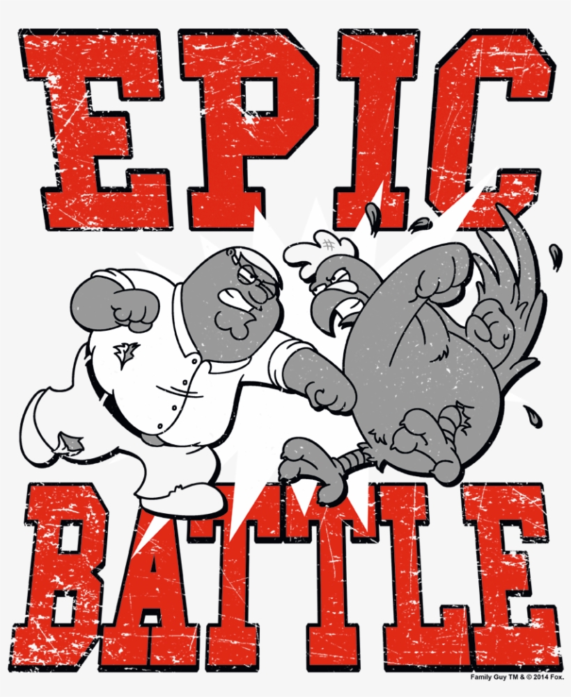 Family Guy Epic Battle Youth T Shirt, transparent png