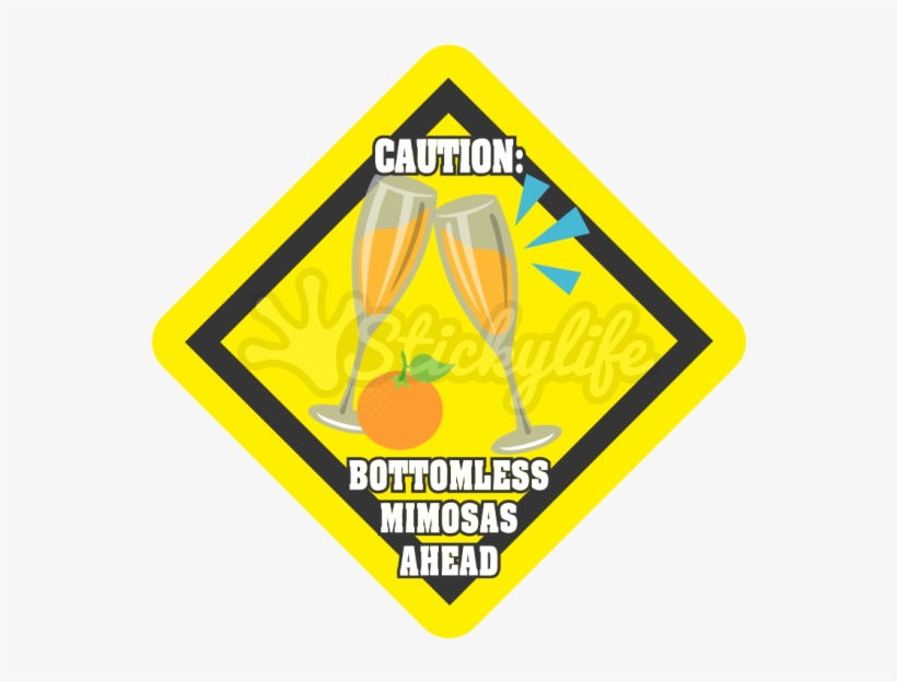 Bottomless Mimosas Magnet, transparent png