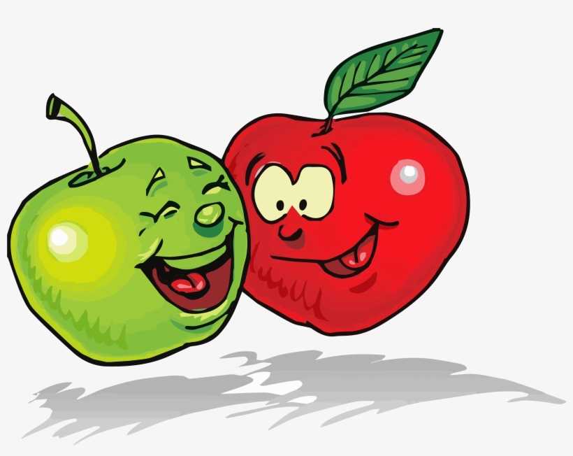 Apple Green Red Clipart Png, transparent png