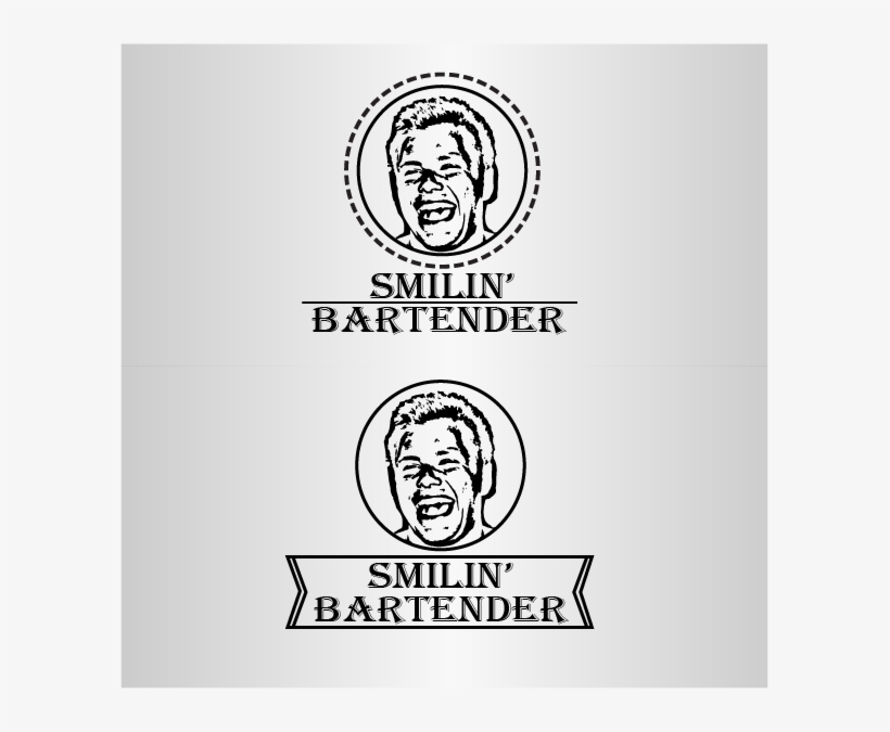 Business Logo Design For Smilin' Bartender In Sweden, transparent png