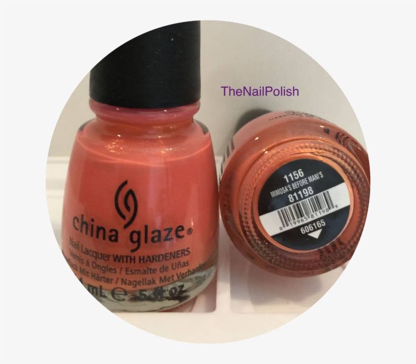 China Glaze Nail Polish Mimosa's Before Mani's 1156, transparent png