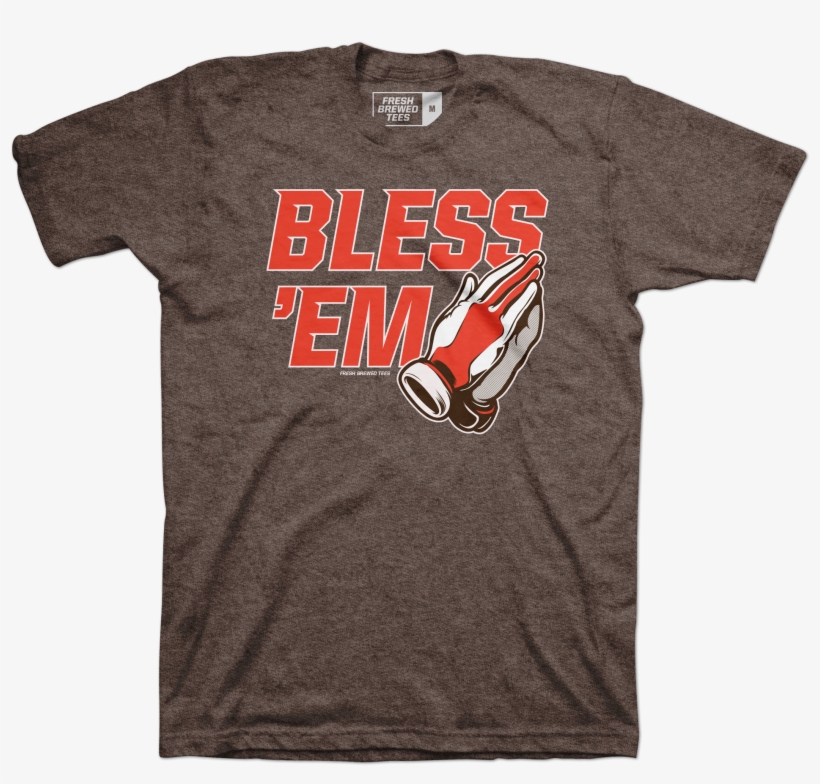 Bless 'em Cleveland T-shirt Cleveland Browns, Ems,, transparent png